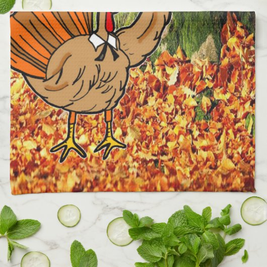 Thanksgiving keukenhanddoek (Gevouwen)