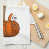Thanksgiving keukenhanddoek (Quarter Fold)