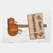 Thanksgiving keukenhanddoek (Horizontaal)