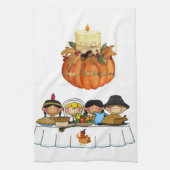 Thanksgiving keukenhanddoek (Verticaal)