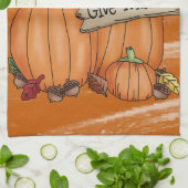 Thanksgiving keukenhanddoek (Gevouwen)
