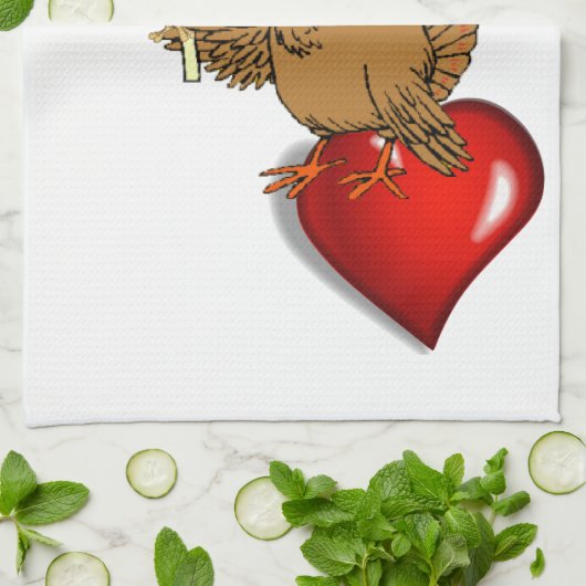 Thanksgiving keukenhanddoek (Gevouwen)