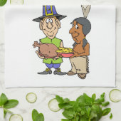 Thanksgiving keukenhanddoek (Gevouwen)