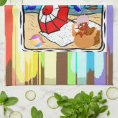 Thanksgiving keukenhanddoek (Gevouwen)