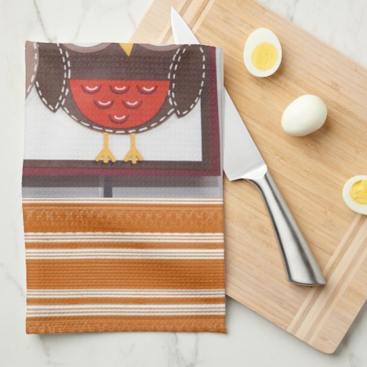 Thanksgiving keukenhanddoek (Quarter Fold)