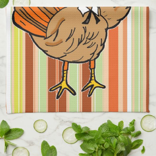 Thanksgiving keukenhanddoek (Gevouwen)