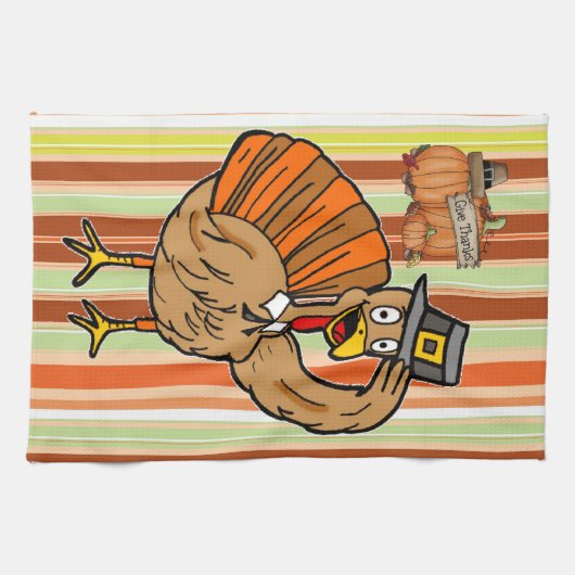 Thanksgiving keukenhanddoek (Horizontaal)