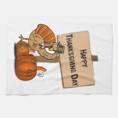 Thanksgiving keukenhanddoek (Horizontaal)