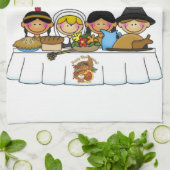 Thanksgiving keukenhanddoek (Gevouwen)