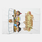 Thanksgiving keukenhanddoek (Horizontaal)