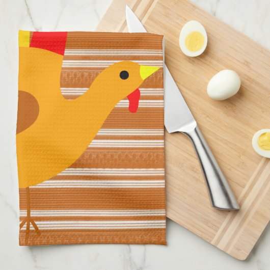 Thanksgiving keukenhanddoek (Quarter Fold)