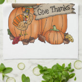 Thanksgiving keukenhanddoek (Gevouwen)