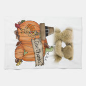Thanksgiving keukenhanddoek (Horizontaal)