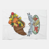 Thanksgiving keukenhanddoek (Horizontaal)