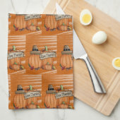 Thanksgiving keukenhanddoek (Quarter Fold)