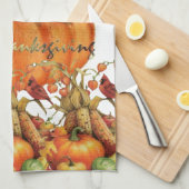 Thanksgiving keukenhanddoek (Quarter Fold)