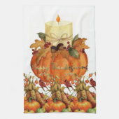 Thanksgiving keukenhanddoek (Verticaal)