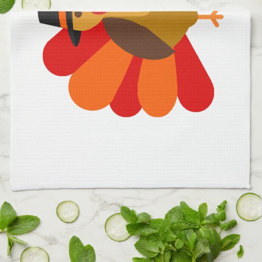 Thanksgiving keukenhanddoeken (Gevouwen)