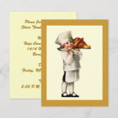 Thanksgiving Kind Kind Kaas Turkije INVITATIES Kaart (Voorkant / Achterkant)