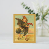  Thanksgiving Kind Wilde Turkije INVITATIES Kaart (Staand voorkant)