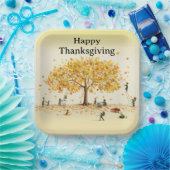 Thanksgiving Kinder 14 Papieren Bordje (Feest)