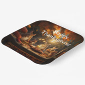 Thanksgiving Kinder 16 Papieren Bordje (Gebogen)