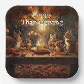 Thanksgiving Kinder 16 Papieren Bordje (Voorkant)