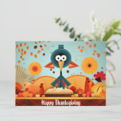 THANKSGIVING KINDER 1 FEESTDAGENKAART (Staand voorkant)