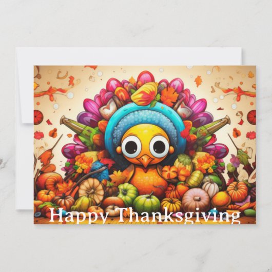 THANKSGIVING KINDER 2 FEESTDAGENKAART (Voorkant)