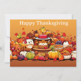 THANKSGIVING KINDER 3 FEESTDAGENKAART