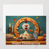 THANKSGIVING KINDER 5 FEESTDAGENKAART (Voorkant / Achterkant)