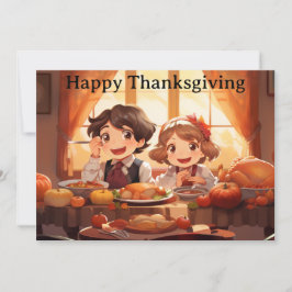 THANKSGIVING KINDER 7 FEESTDAGENKAART