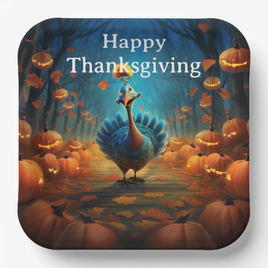 THANKSGIVING KINDER 9 PAPIEREN BORDJE (Voorkant)