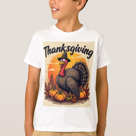 Thanksgiving Kinder Logo T-shirt (Voorkant)