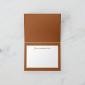 Thanksgiving kinderen wekken gevoelens bij Feestdagen Kaart (Binnen)