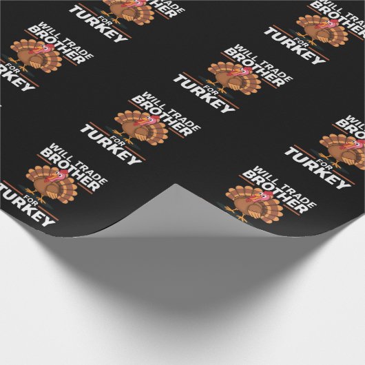 Thanksgiving - Kinderen zullen handelsbemiddeling  Cadeaupapier (Hoek)