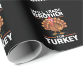 Thanksgiving - Kinderen zullen handelsbemiddeling  Cadeaupapier (Rol Hoek)