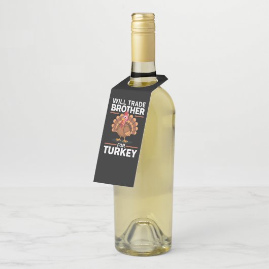 Thanksgiving - Kinderen zullen handelsbemiddeling  Flessenhanger (Schuin)