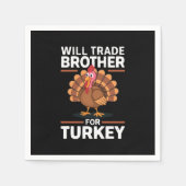 Thanksgiving - Kinderen zullen handelsbemiddeling Servet (Voorkant)