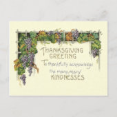 Thanksgiving Kindness Feestdagenkaart (Voorkant)