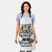 Thanksgiving Kitchen Apron Schort (Gedragen)