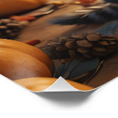 Thanksgiving Kitten 02 Perfect Poster (Hoek)