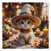 Thanksgiving kitten perfect poster (Voorkant)