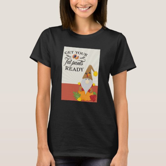 Thanksgiving klaar voor je kattenpeuk t-shirt (Voorkant)