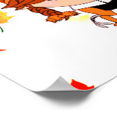 Thanksgiving kleine pelgrim poster (Hoek)