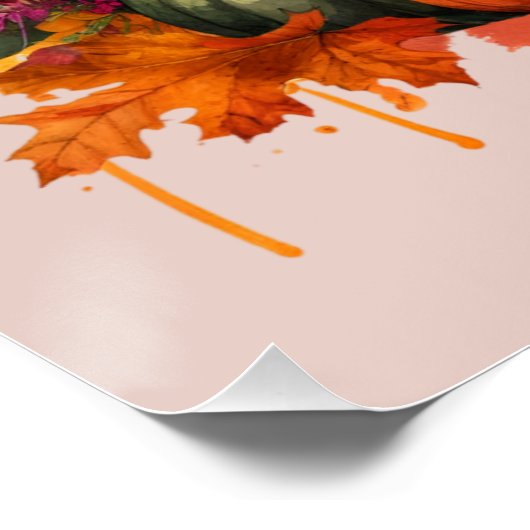 Thanksgiving Koe Perfect Poster (Hoek)