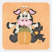 Thanksgiving Koe sticker (Voorkant)