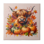 Thanksgiving Koe Tegeltje (Voorkant)