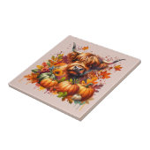 Thanksgiving Koe Tegeltje (Zijkant)