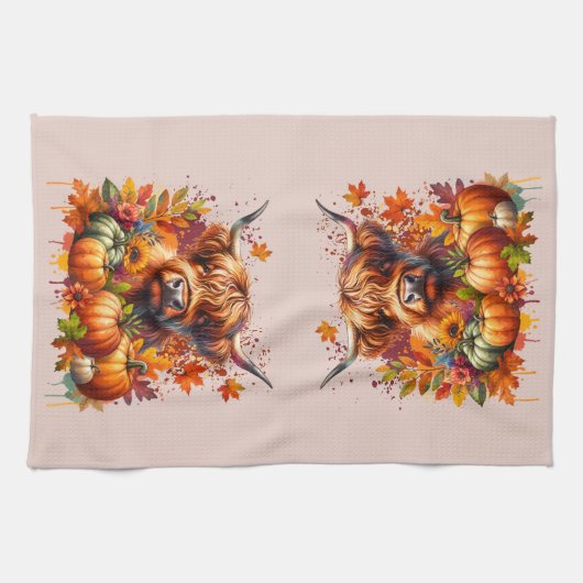 Thanksgiving Koe Theedoek (Horizontaal)